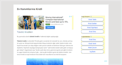 Desktop Screenshot of evhanimlarinakredi.com